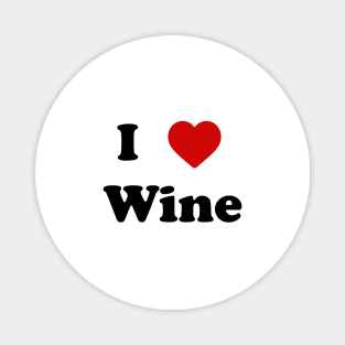 I love wine tee Magnet